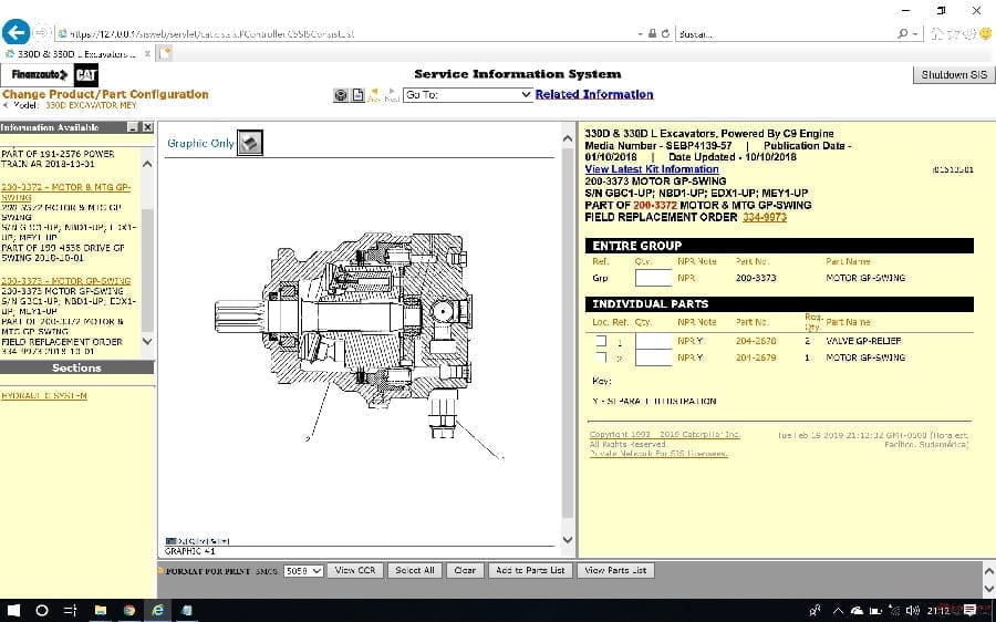 caterpillar sis 2021 free download
