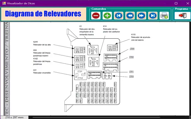 Descargar Diagrama de Relevadores Fiat Linea 2020 Diagrama Eléctrico de Relevadores Fiat Linea 2020
