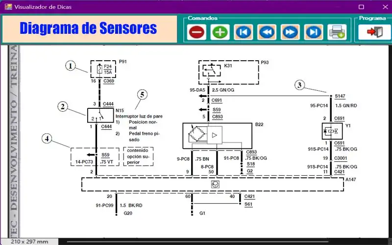 Descargar Diagrama de Sensores Fiat Linea 2020 Diagrama Eléctrico de Sensores Fiat Linea 2020