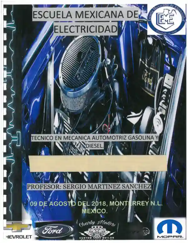 Libro de Mecanica Automotriz Gasolina y Diesel