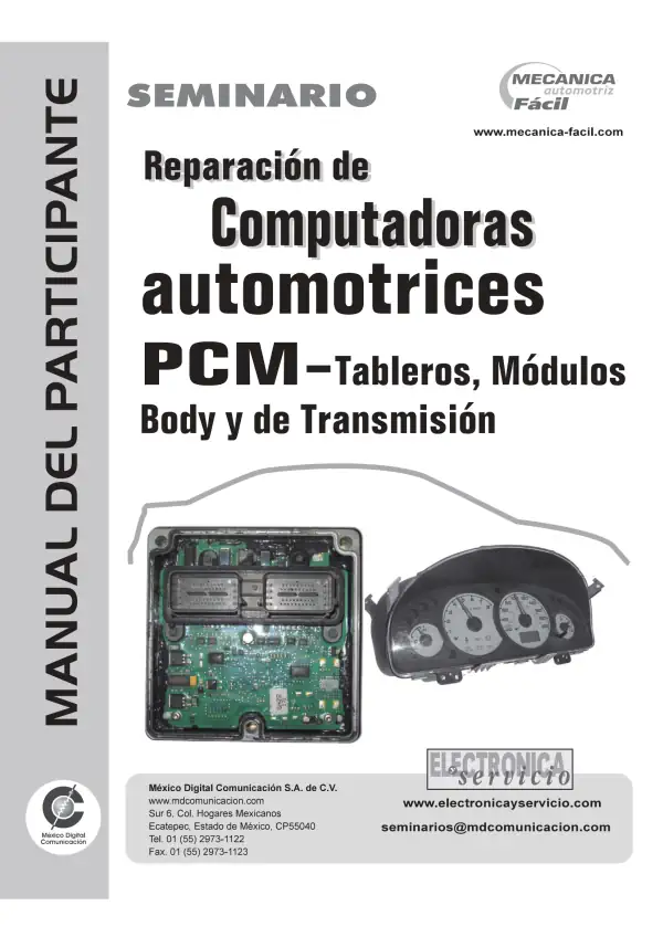 Libro Mecanica Fácil Reparacion de PCM - Tableros, Módulos Body y de Transmisiónes