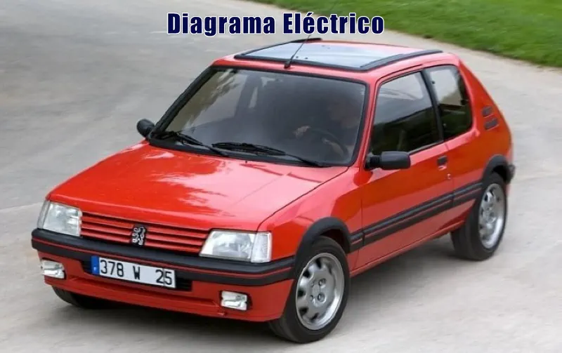 Descargar Diagrama Eléctrico Peugeot 205 1998 Gratis